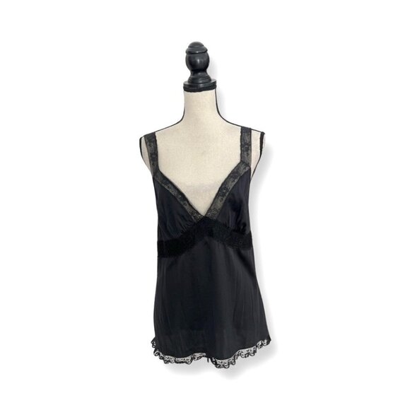 Dolce & Gabbana black silk lace tank top size XL - Picture 1 of 6
